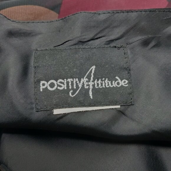 Y2K Midi Slip Dress Positive Attitude Polka Dot Vintage - Picture 5 of 12